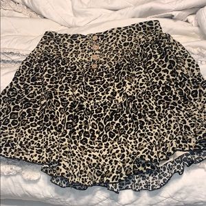 cheetah skirt